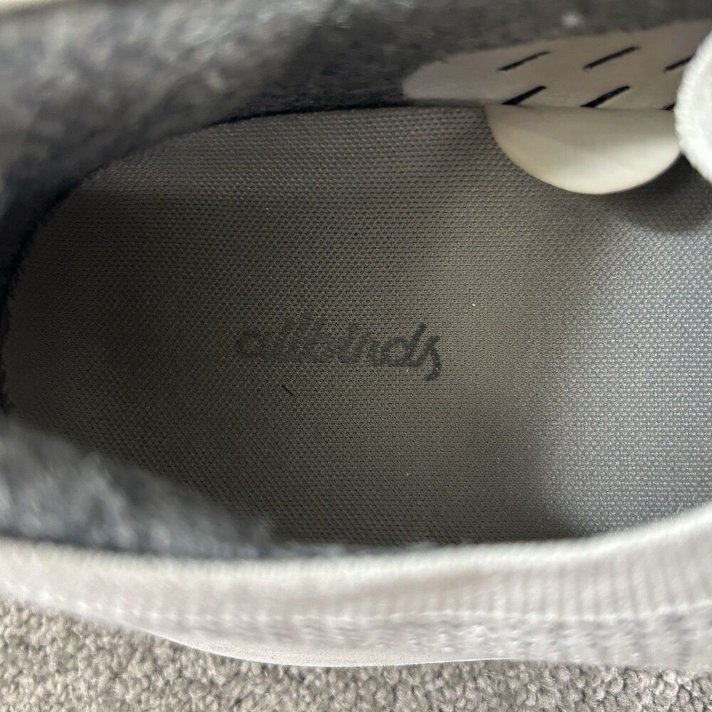Allbirds Tree Dasher TD Mens Size 12.5 White Knit Athletic Running Shoes Used - Picture 10 of 11